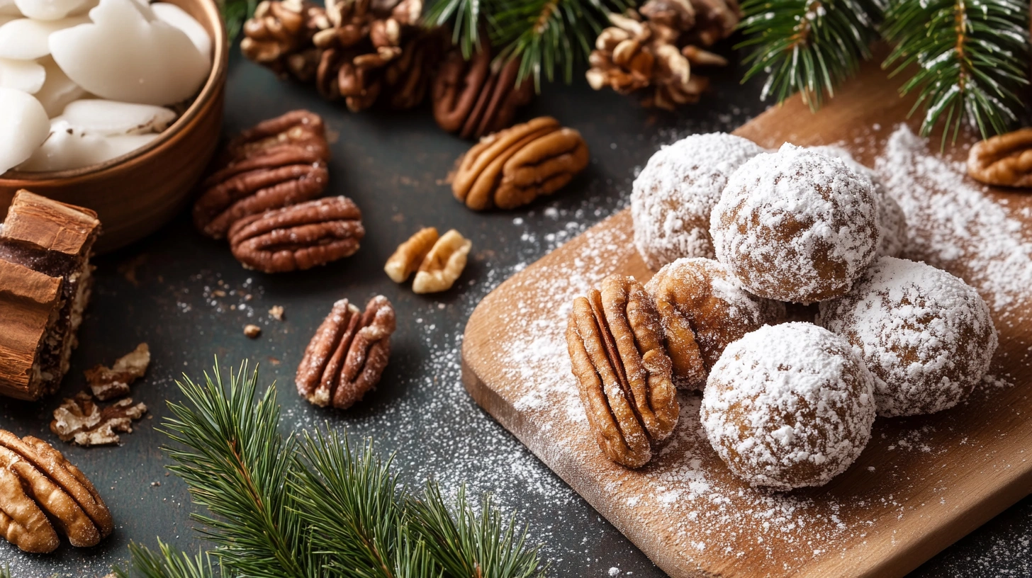 Easy Pecan Snowball Cookies Recipe