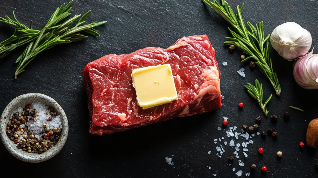 Ingredient of Simple Steak Butter Recipe