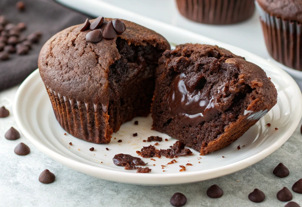 olympic village chocolate muffins recipe in inside 