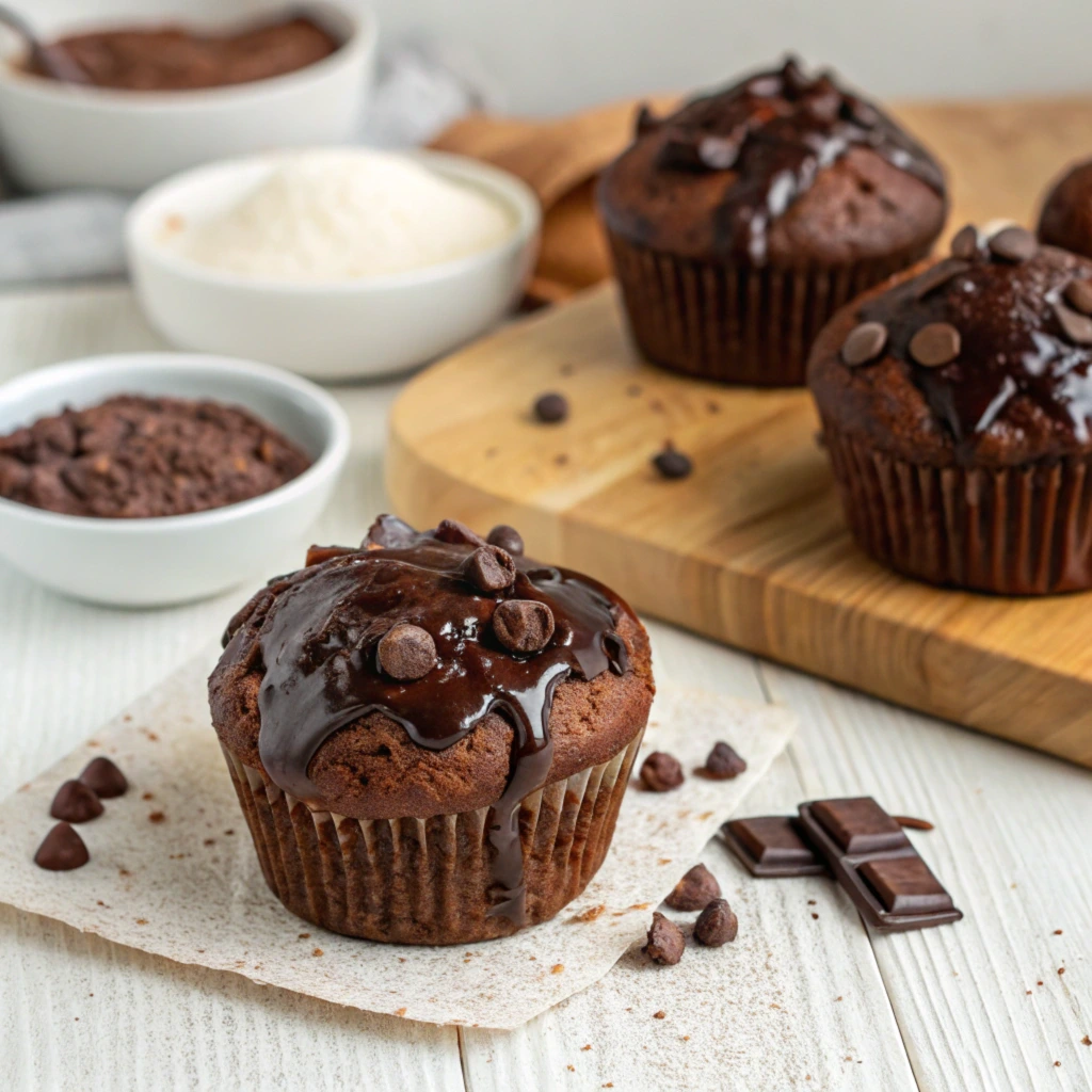 olympic village chocolate muffins recipe