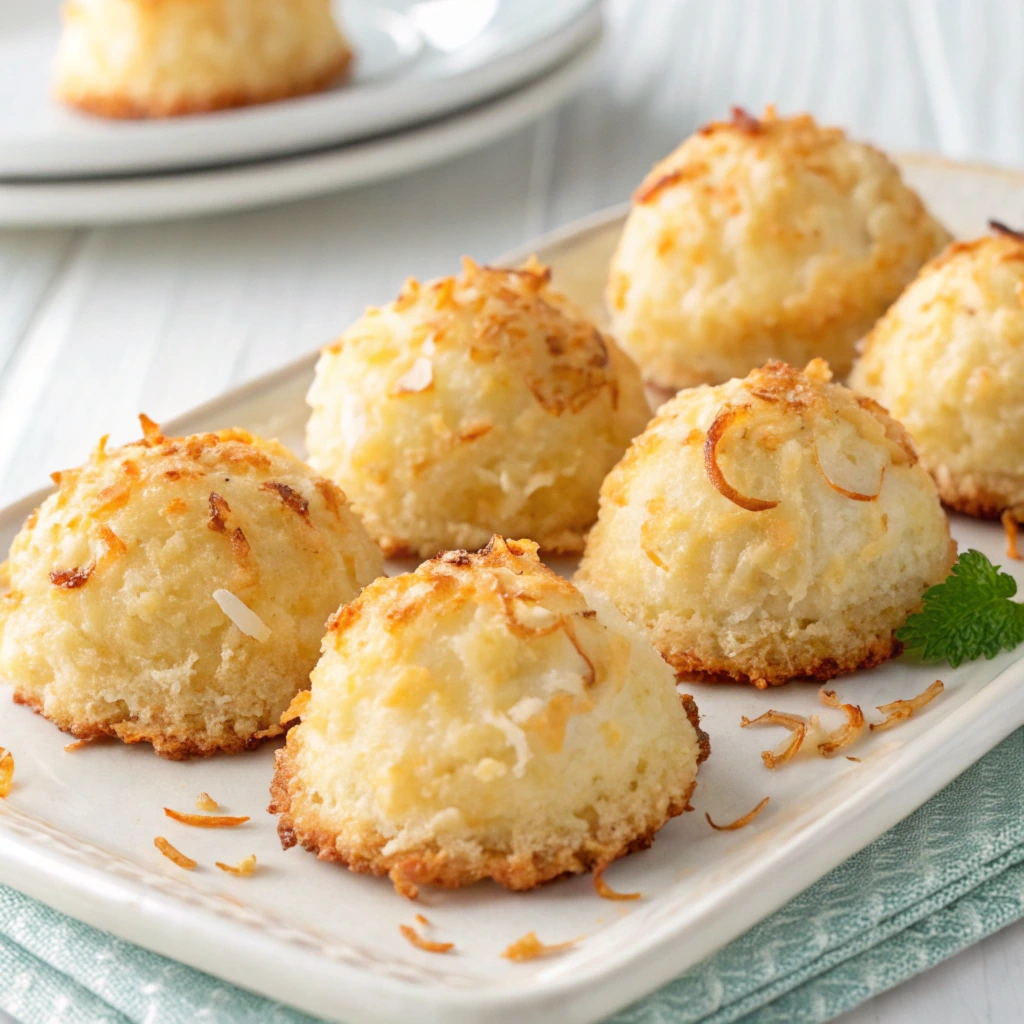 coconut condensed milk macaroons