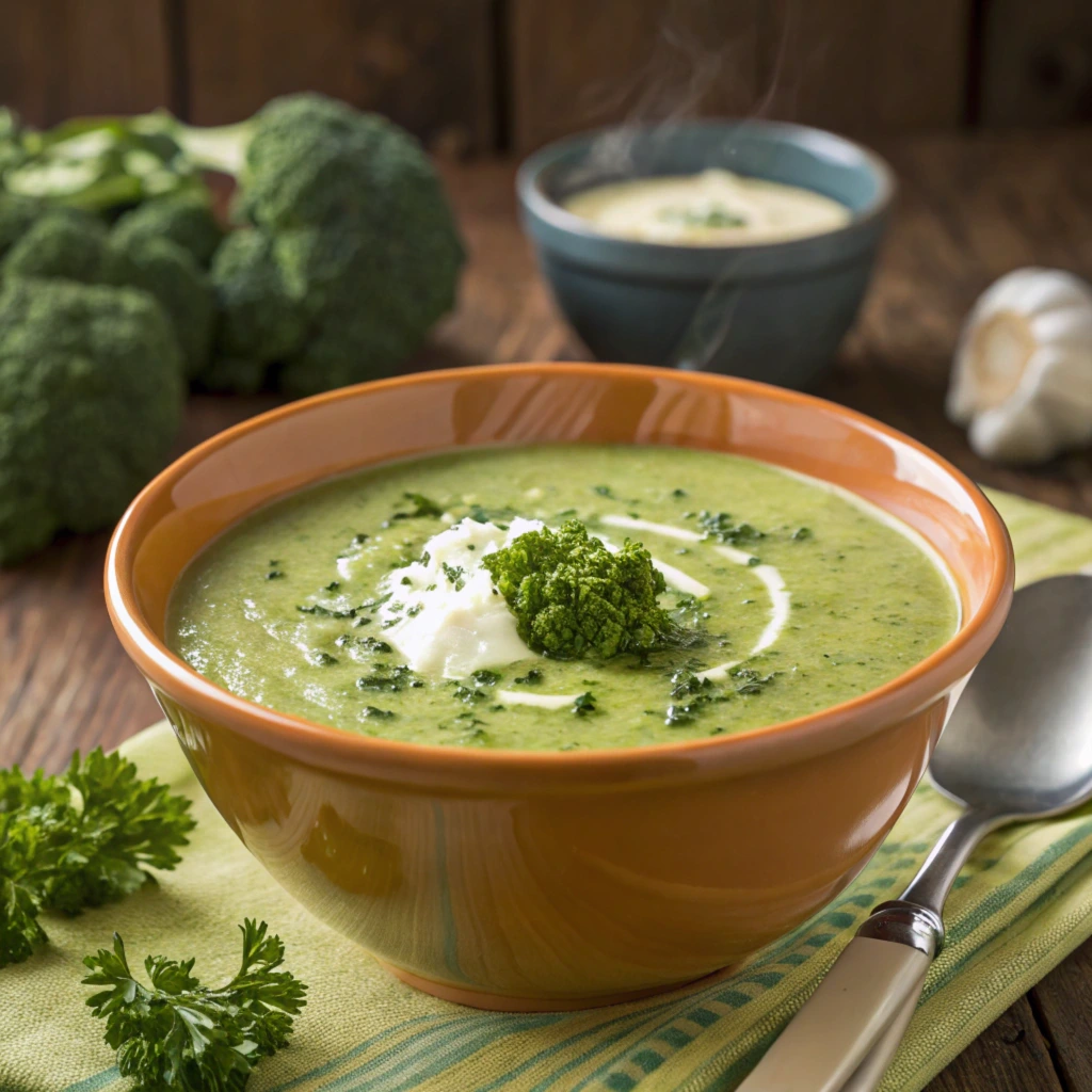 healthy creamy broccoli soup recipe