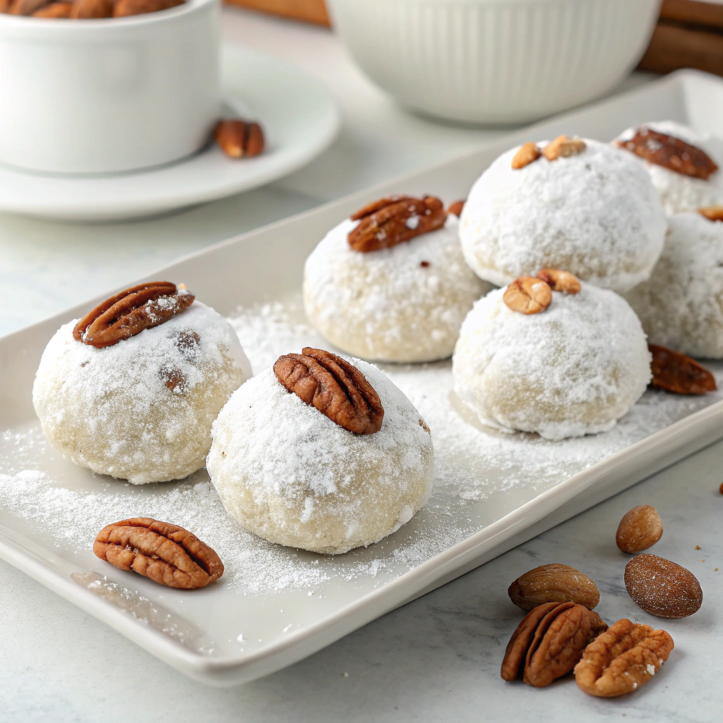 easy pecan snowball cookies​