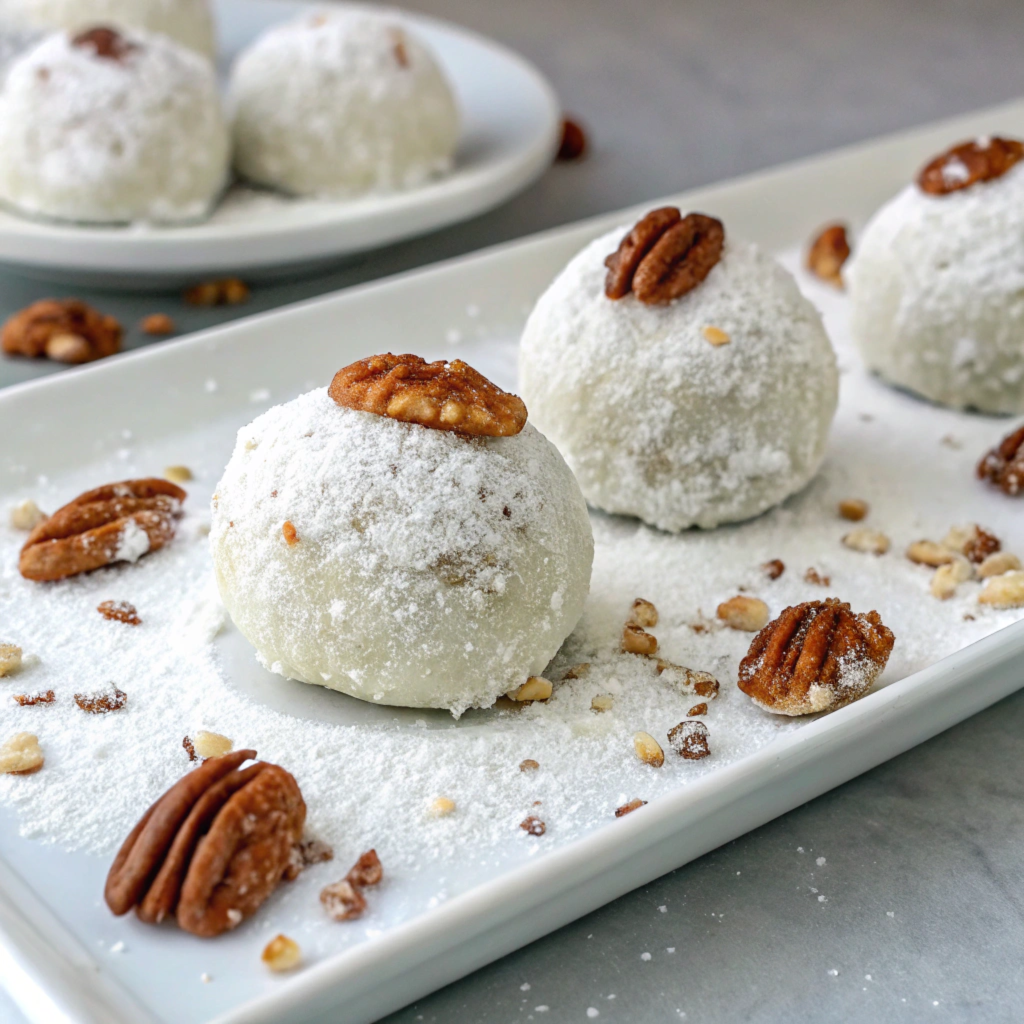 easy pecan snowball cookies​