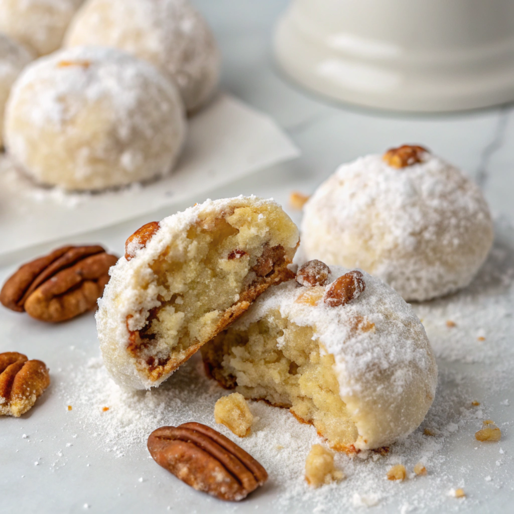 easy pecan snowball cookies​