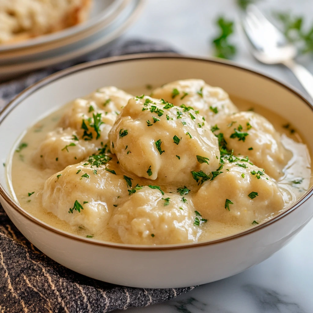 Easy chicken and dumplings bake