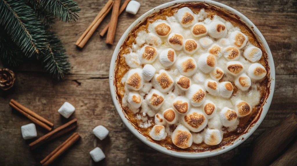 Sweet Potato Casserole with Marshmallows - Toasted Perfection