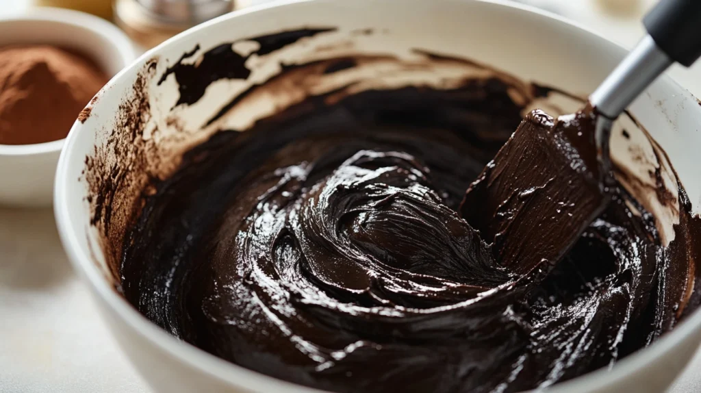 Making the Perfect Black Chocolate Frosting for Black Velvet Cake