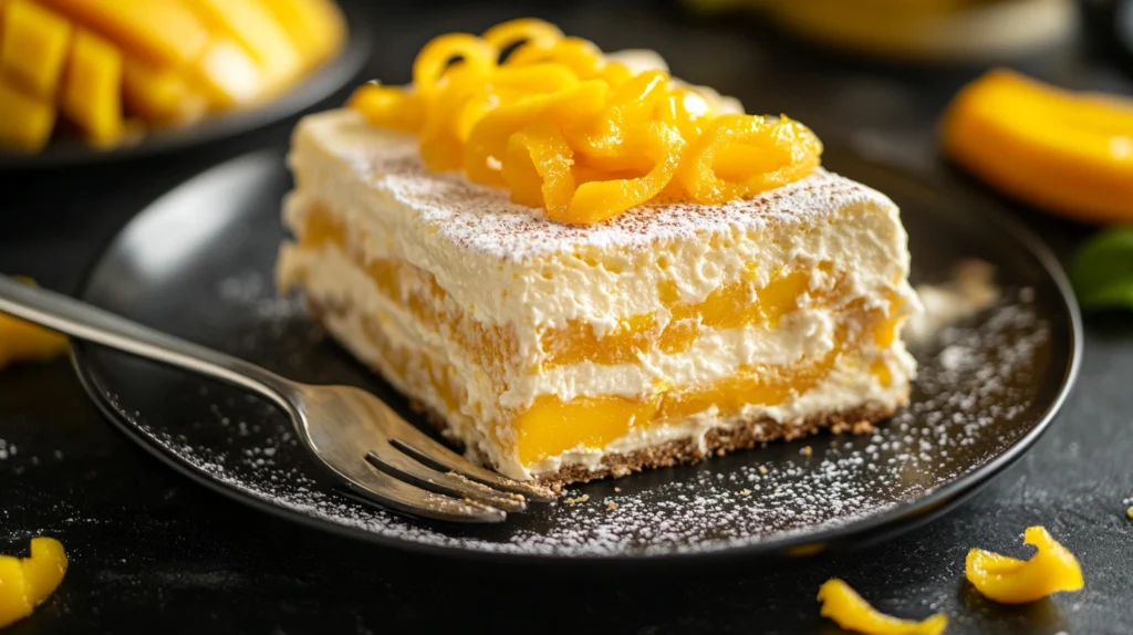 Mango tiramisu