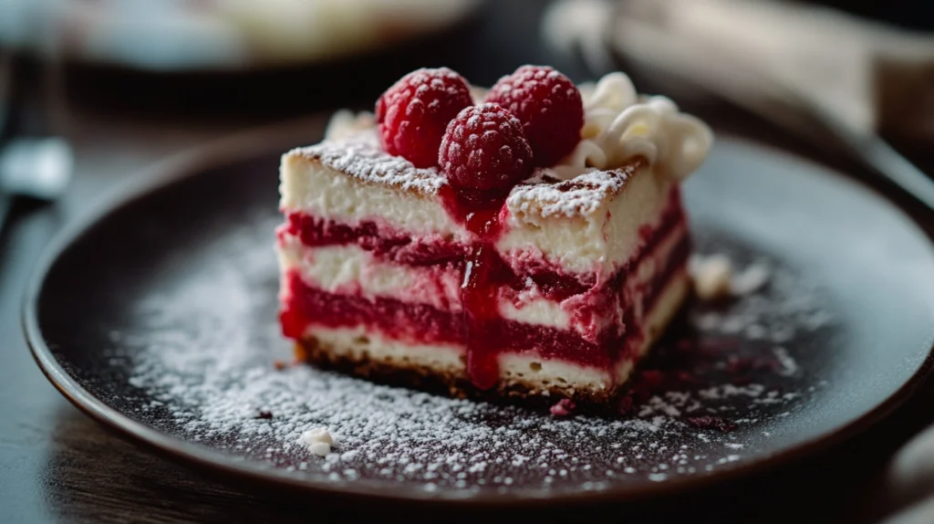 Raspberyy tiramisu