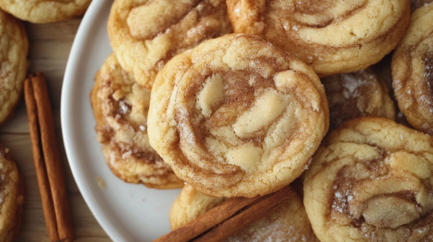 Soft & Chewy Cinnamon Roll Sugar Cookies with Brown Sugar Swirls